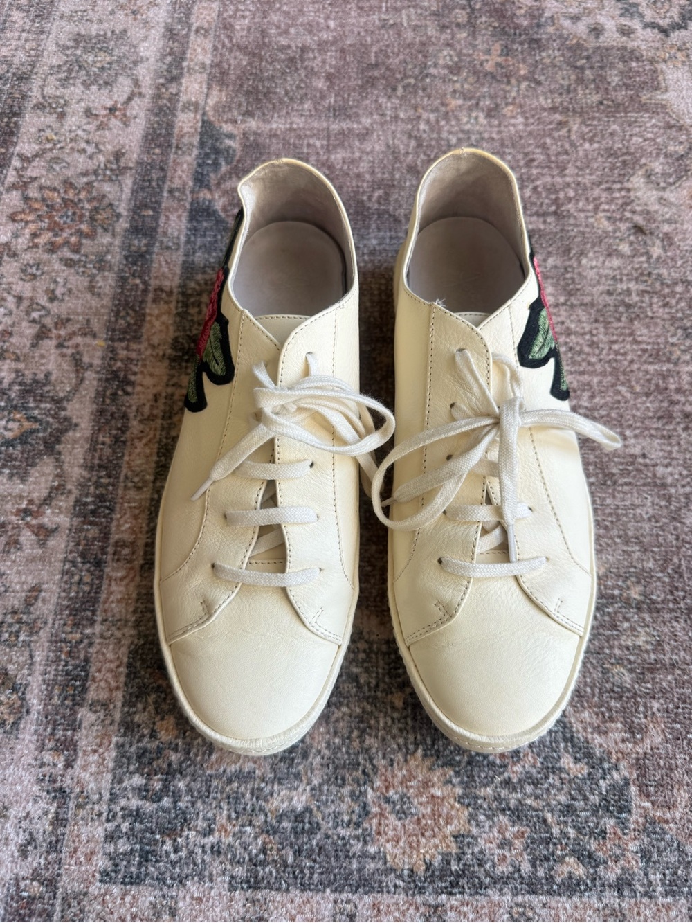 Joie Leather Sneakers - Picture 3 of 7